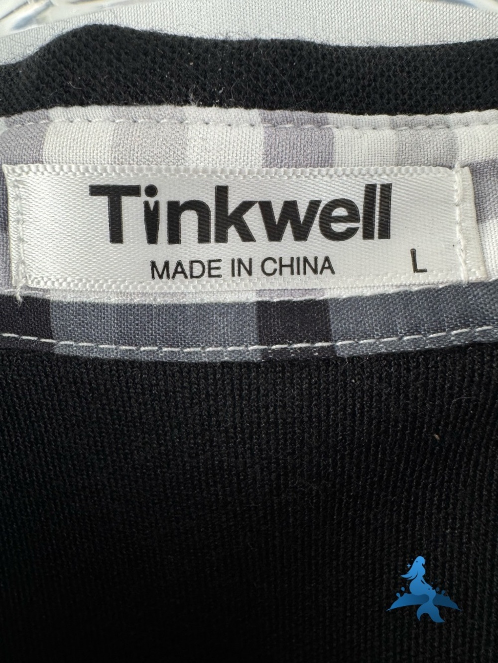 1300 Tinkwell Polo Shirt Short Sleeve Button Collar – L – Black - Picture 4 of 15